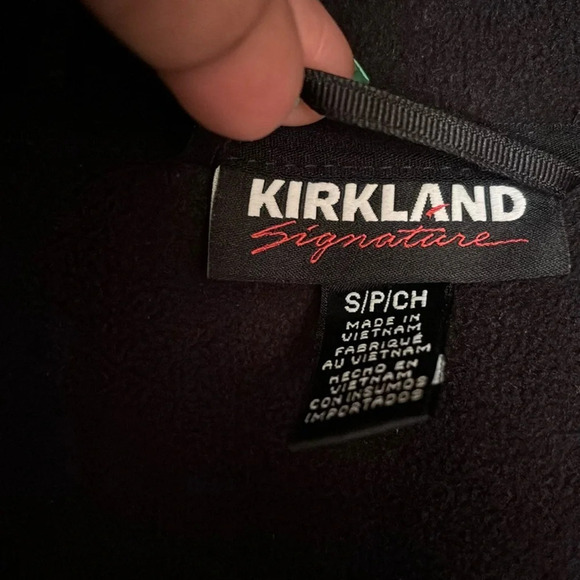 Kirkland Dark grey black ladies fleece lined lightweight jacket with hood - Picture 3 of 11